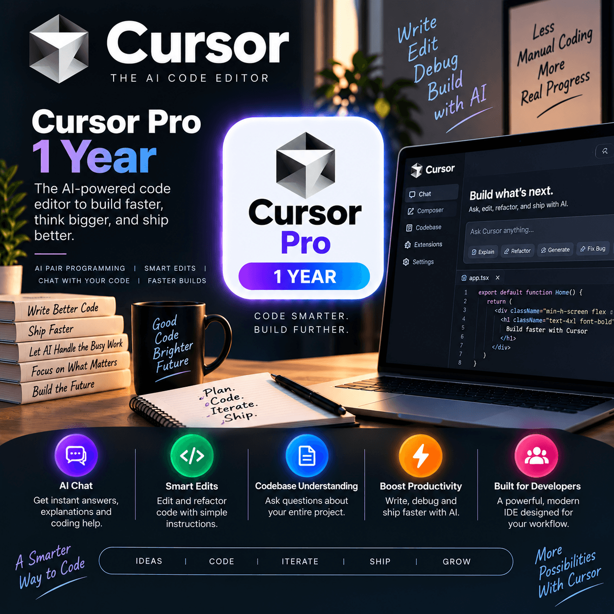 Cursor Pro – 1 Year